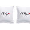Taies oreillers couple - Mr et Mme (1)