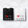 T-shirt couple “I love My wife Husband”3