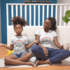 T-shirt assortis mère fille arc en ciel (1)