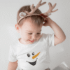 T-shirts assortis Noël Famille Couple - Bonhomme de neige