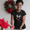 T-shirts assortis Noël Famille Couple - Cerf de Noël