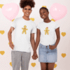 T-shirts assortis Noël Famille Couple - Pain d'épice