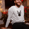 pull assortis Noël Famille Couple - Cerf de Noël (1)
