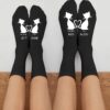 Chaussettes couple « Chats avec prénoms »