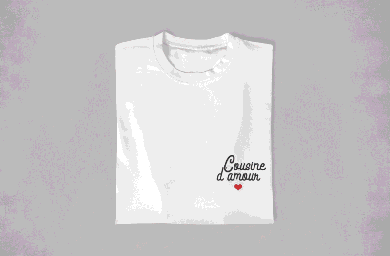 Sweat / Pull Cousin & Cousine « Amour 2 » - Cousinade - Assortis Moi
