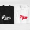 tshirt famille retro