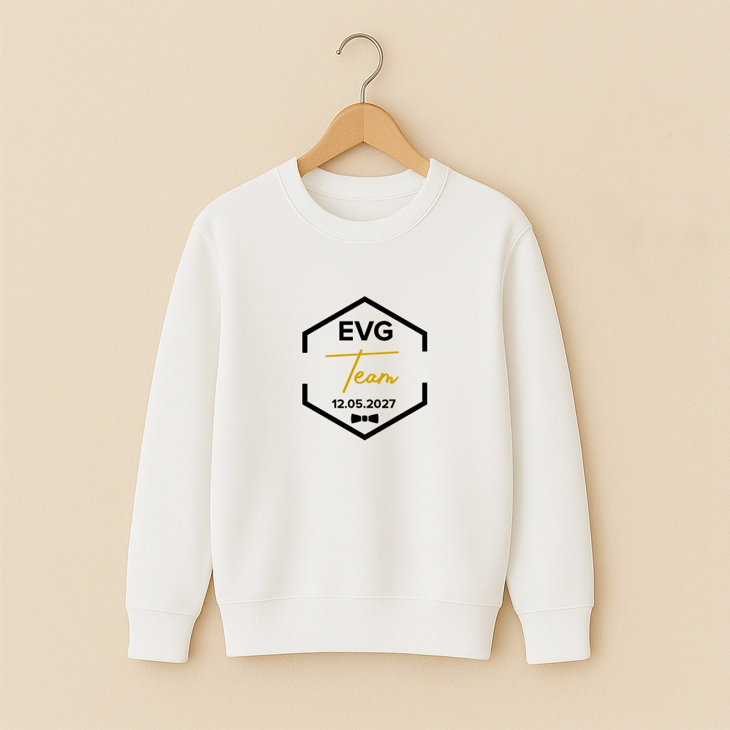 Sweat EVG badge à personnaliser