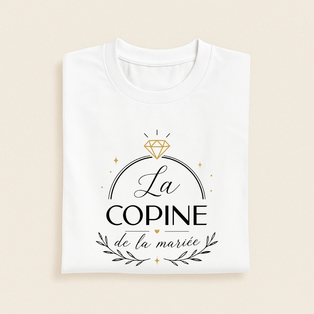 T-shirt EVJF Bague