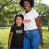 T-shirt Mère Fille "Maman & Minie"