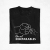 T-shirt Papa Enfants "Inséparables Check"
