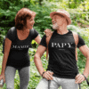 T-shirt Papy Mamie "Depuis 2"