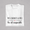 T-shirt Maman Enfants - On est inséparable