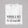T-shirt Maman Enfants - On est inséparable