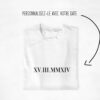 Pull Couple Personnalisé "Date Chiffre Romain" - Sweats Couple vue 2