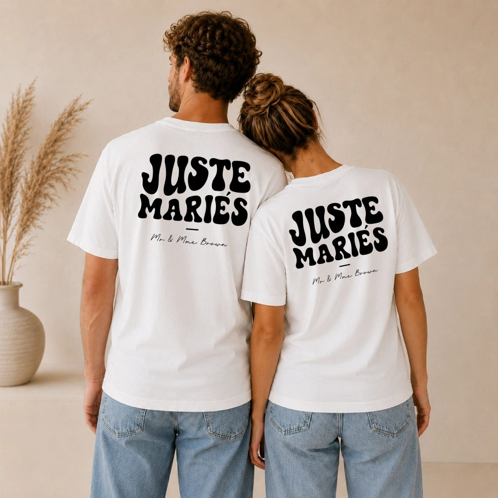 T-shirt Lendemain Mariage Juste Mariés