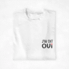 t-shirt couple Elle a dit oui j'ai dit oui (1)
