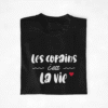 t-shirt Copains Les copains c'est la vie 2 coeur (1)