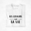 t-shirt Copains Les copains c'est la vie vague (5)