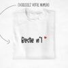 T-shirt Copines Bestie N° à personnaliser (1)
