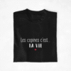 T-shirt Copines Les copines c'est la vie coeur (1)