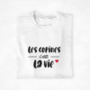 T-shirt Copines Les copines c'est la vie coeur 3 (3)