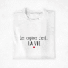 T-shirt Copines Les copines c'est la vie coeur (1)
