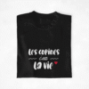 T-shirt Copines Les copines c'est la vie coeur 3 (3)