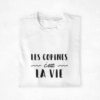 T-shirt Copines Les copines c'est la vie vagues (3)