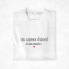 T-shirt Copines Les copines d'abord le reste attendra coeur (3)