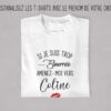 T-shirt Copines Si je suis bourrée Pour Fille (1)