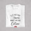 T-shirt Copines Si je suis bourrée Pour Fille (1)
