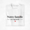 T-shirt Futurs Parents Notre famille va s'agrandir Adulte (1 (2)