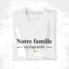 T-shirt Futurs Parents Notre famille va s'agrandir Adulte (1 (2)