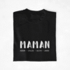 T-shirt spécial Maman Maman + prénoms (1)