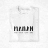 T-shirt spécial Maman Maman + prénoms (1)
