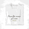 T-shirt spécial fête des mères Bonne fête Maman (10)