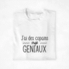 t-shirt Pull Copines J'ai des copains trop géniaux (4)