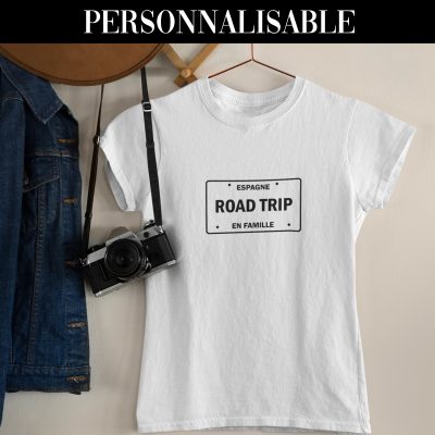 T-shirts assortis famille Road Trip personnalisables - Assortis Moi