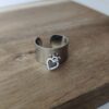 Bague Inox pour Copines - Petit Coeur (5)