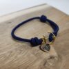 Bracelet Copine - Ancre Dorée BFF Nylon (1)