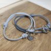 Bracelets Couple - Ancre Argentée Personnalisable (2)