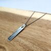 Collier vertical Homme - Date en chiffres Romains