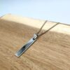 Collier vertical Homme - Initiales (2)