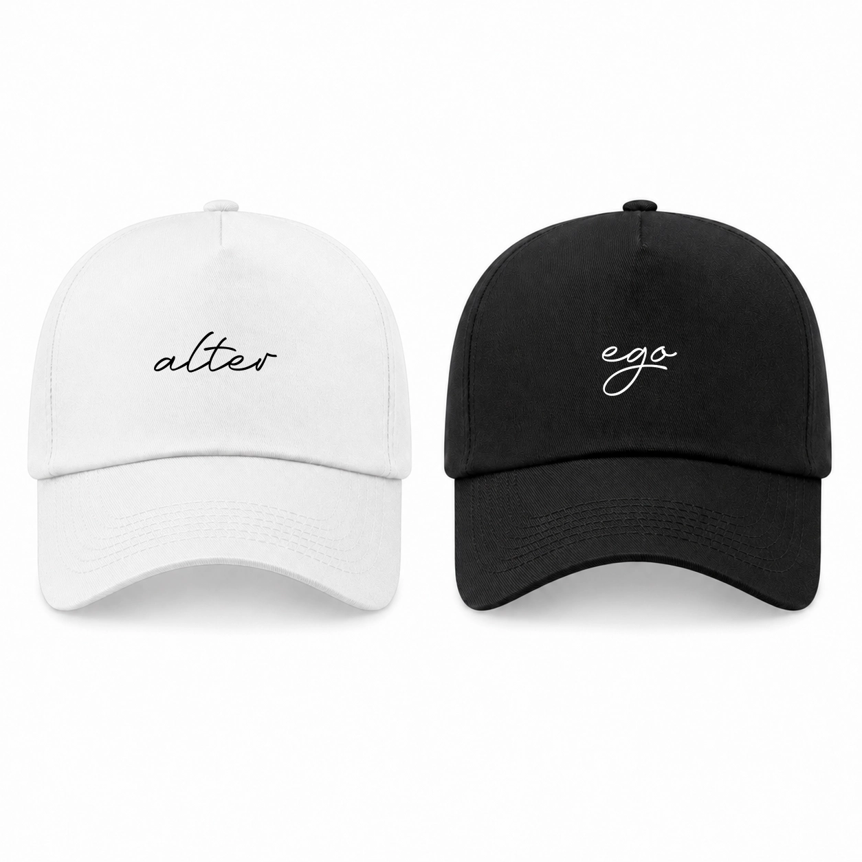 Casquettes Couple - Alter Ego deux parties