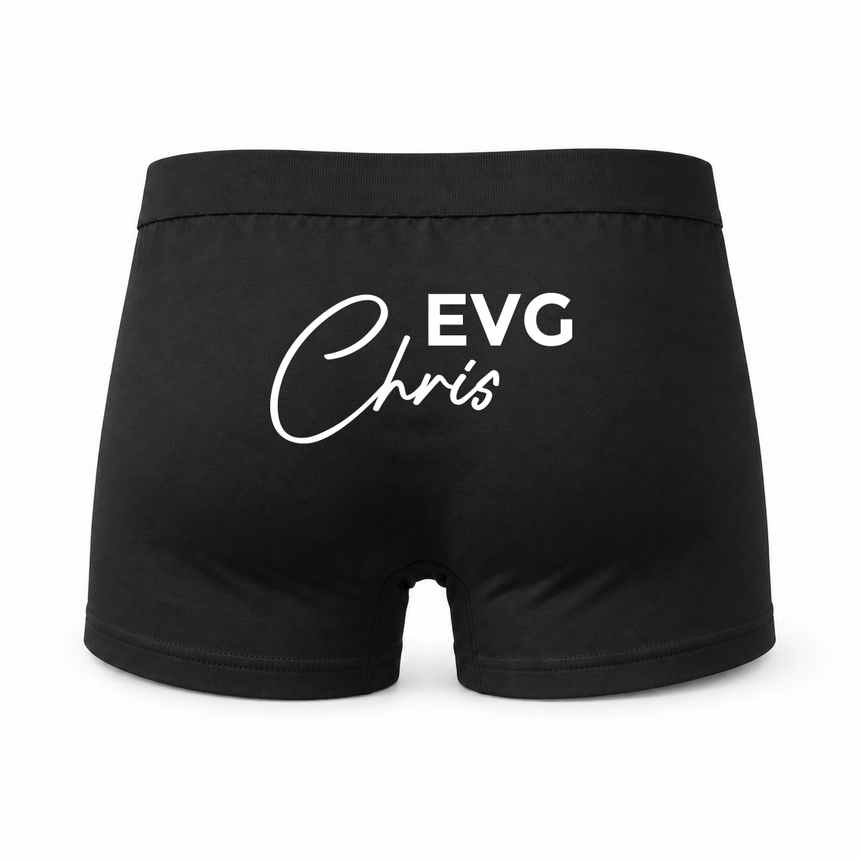 Boxer personnalisé – EVG + Prénom