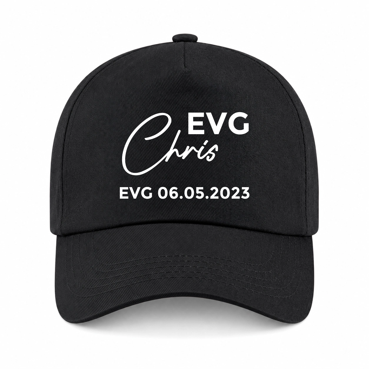 Casquettes EVG personnalisées - Prénom + date