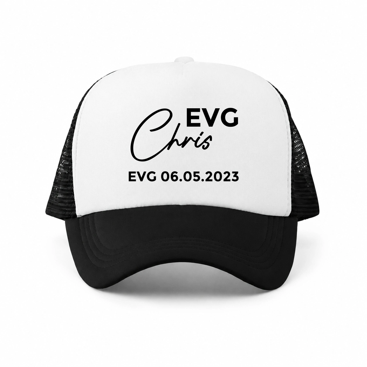 Casquettes filet EVG personnalisées - Prénom (3)