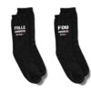 Chaussettes personnalisables Folle Amoureuse Fou Amoureux de