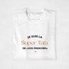 T-shirt personnalisable - Super Tata de cadeau