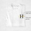 T-shirt couple - Nom de Famille + Nom ou Prénom